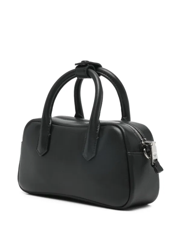 Emporio Armani logo-plaque Mini Bag | Black | FARFETCH