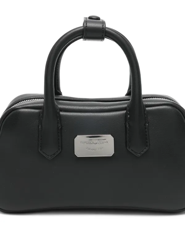 Emporio Armani logo-plaque Mini Bag | Black | FARFETCH