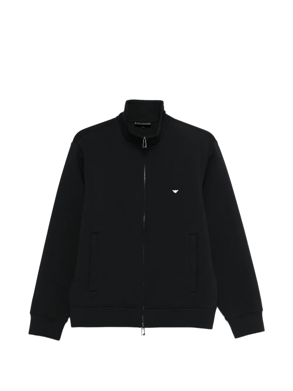 Emporio Armani zip mock-neck sweatshirt - Blu