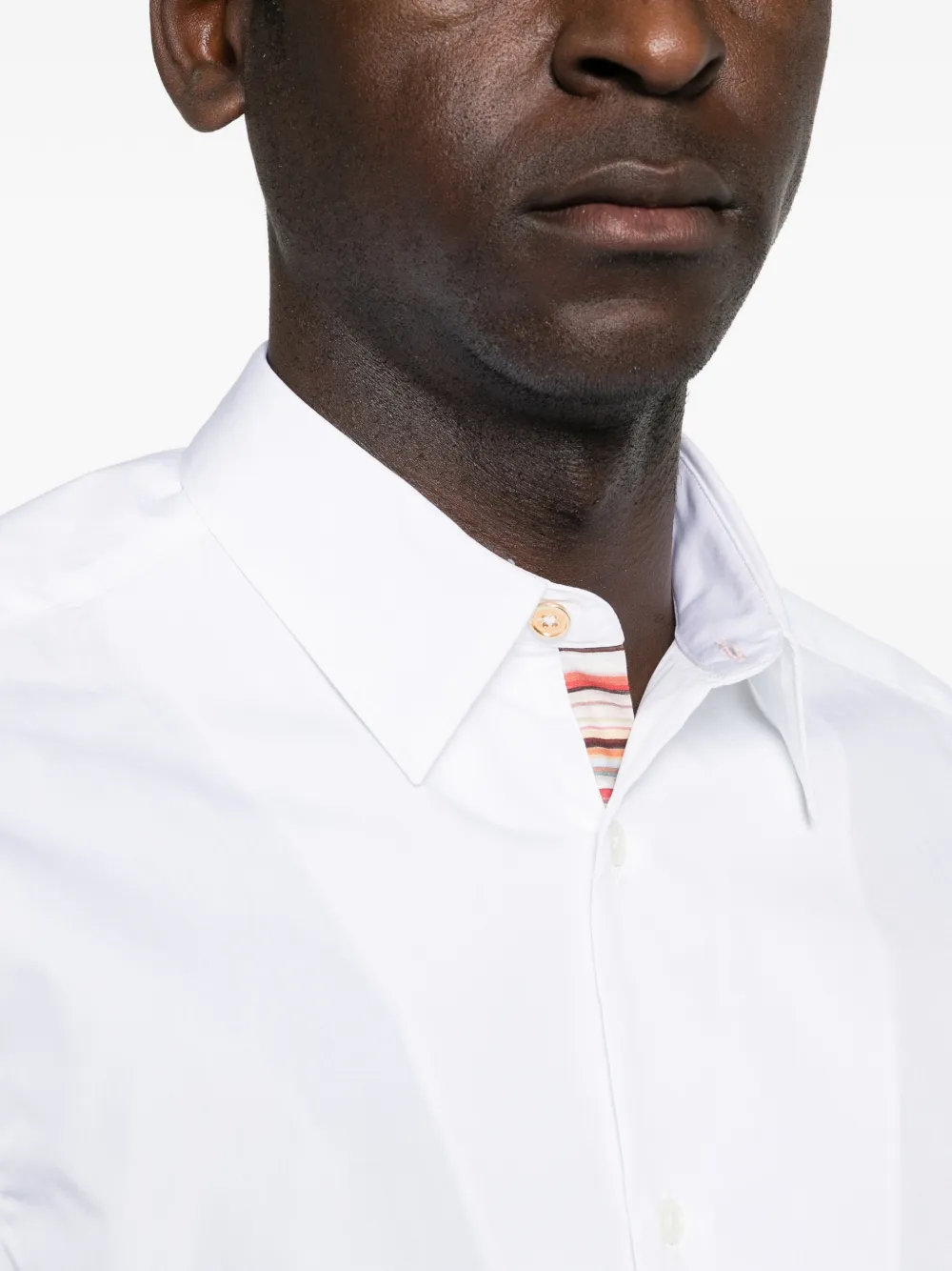 Paul Smith Linnen overhemd Wit