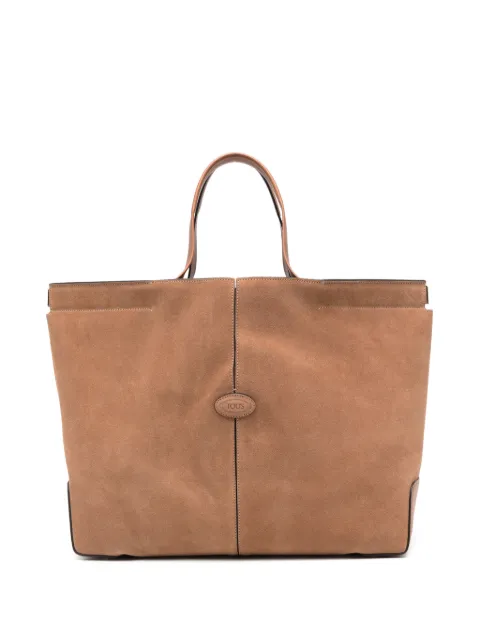 Tod's medium Di Bag Folio panelled tote bag