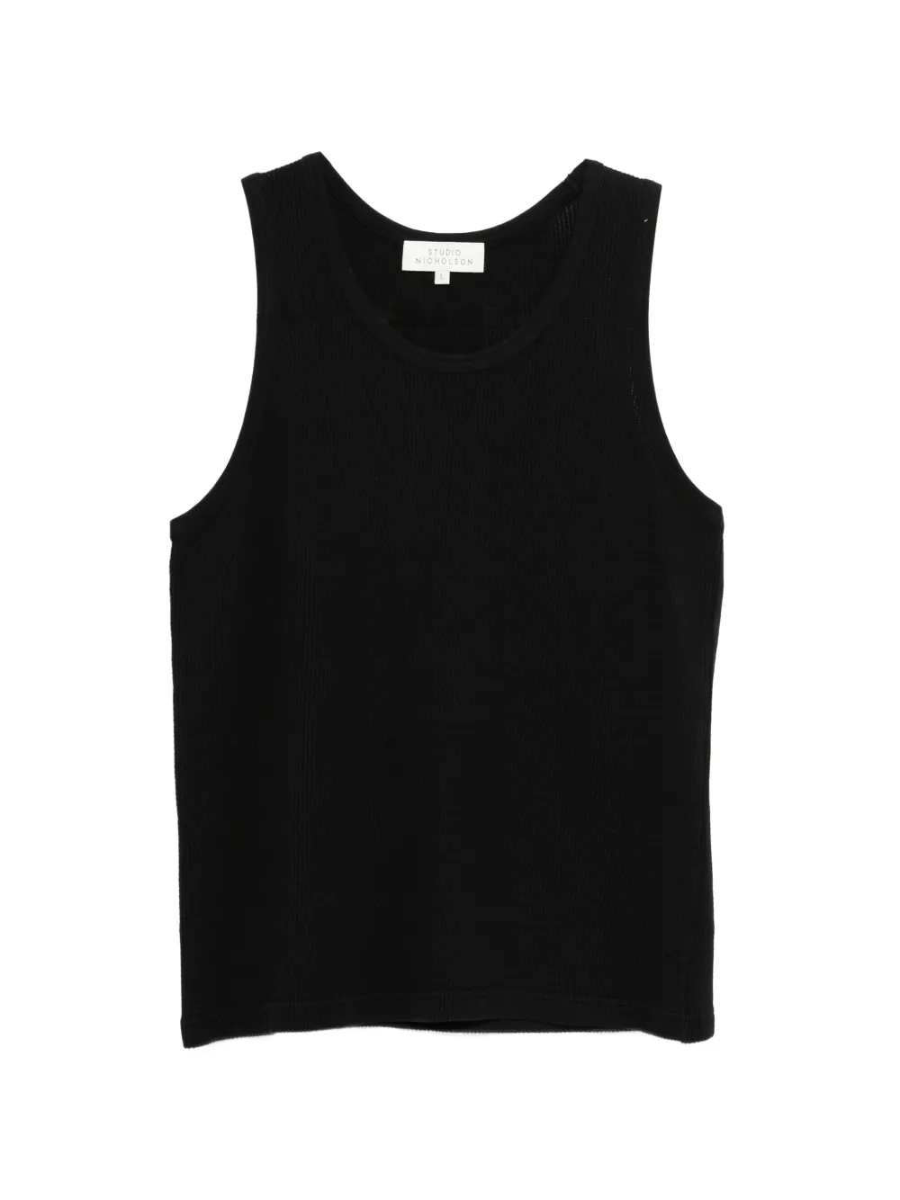 Studio Nicholson Razim ribbed vest - Nero