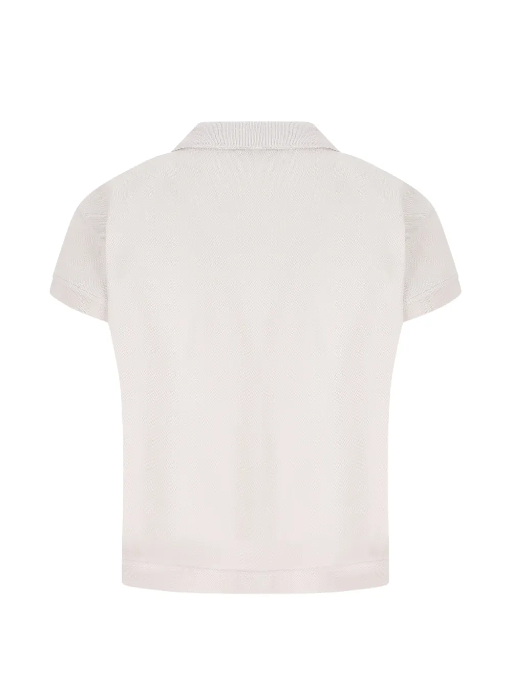 Balenciaga logo-embroidery polo shirt - Beige