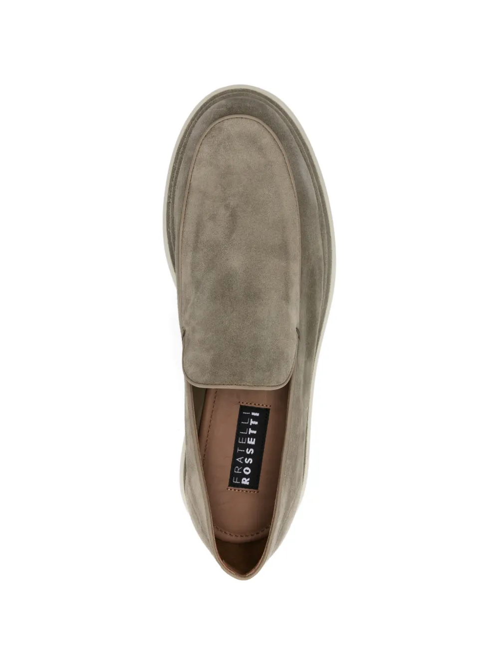 Fratelli Rossetti suede loafers Groen