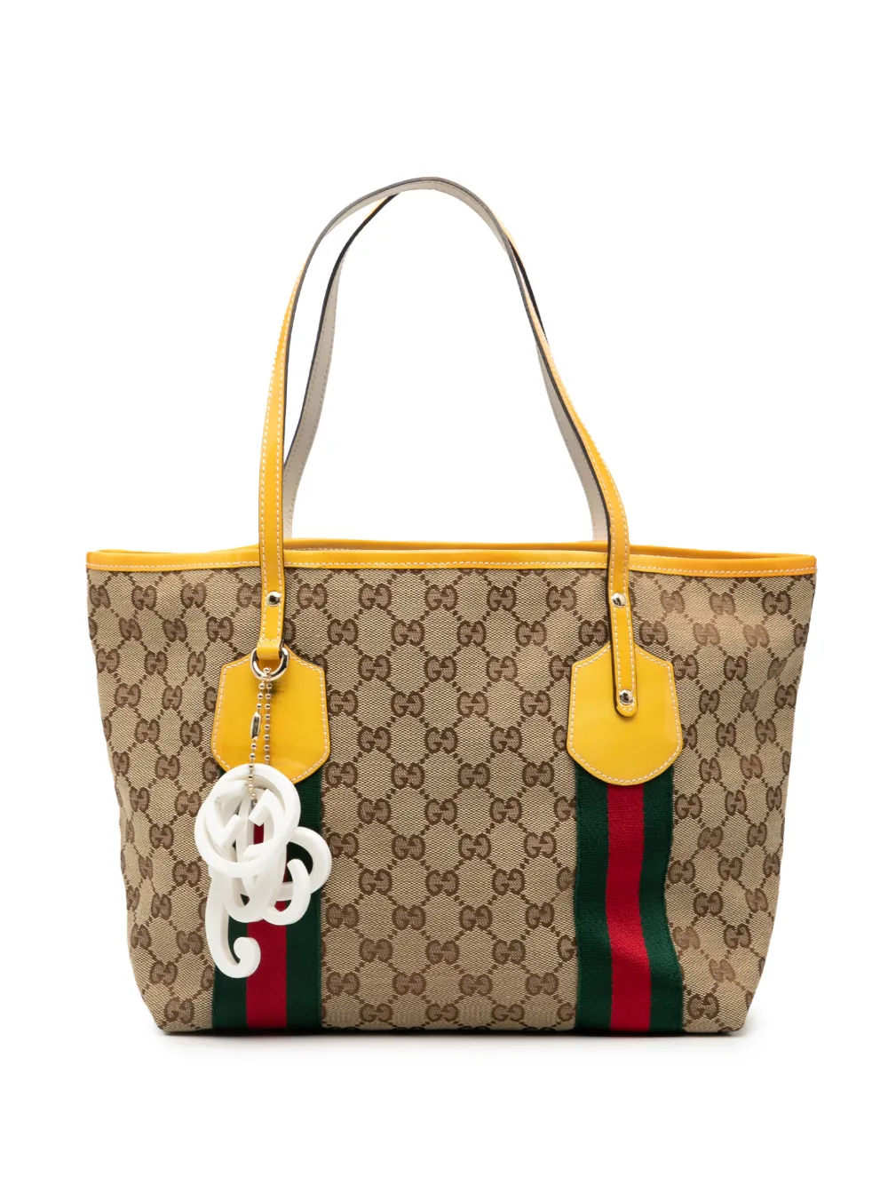 Gucci Pre-Owned 2000-2015 GG Canvas Web Jolie tote bag - Marrone