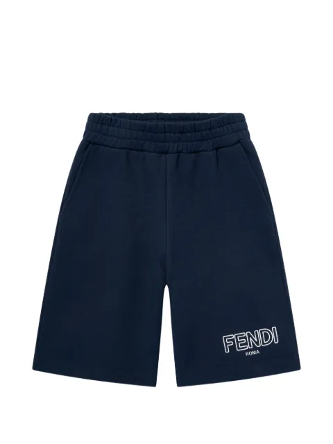 Fendi Kids logo-print shorts