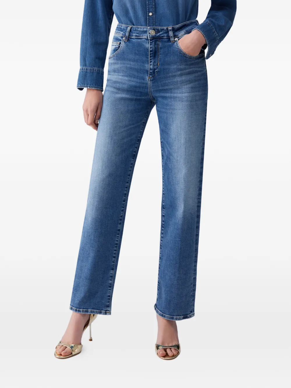 Stone-Washed Jeans