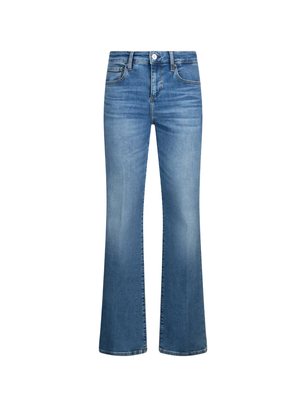 Liu •jo Stone-bleached Bootcut Jeans In Blue