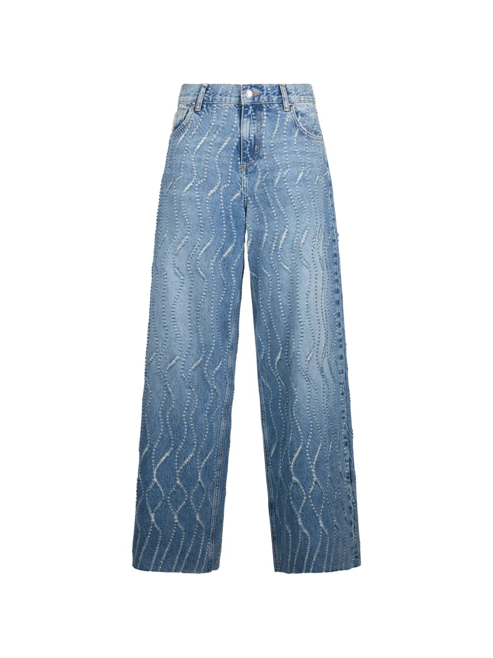 LIU JO laser-etched flared jeans - Blau