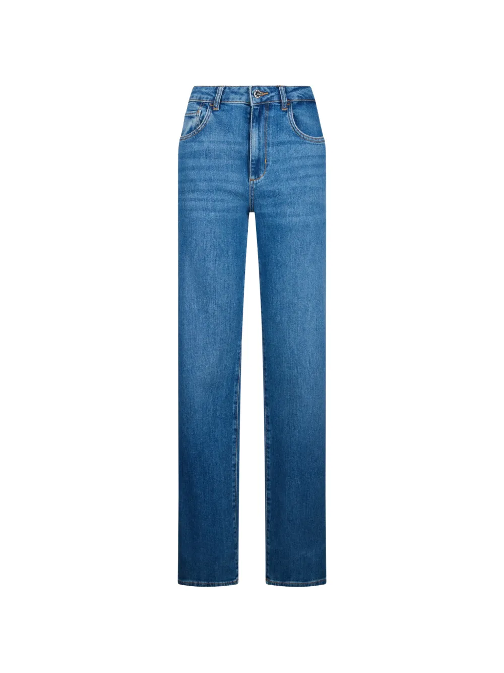 LIU JO turn-up straight jeans - Blu