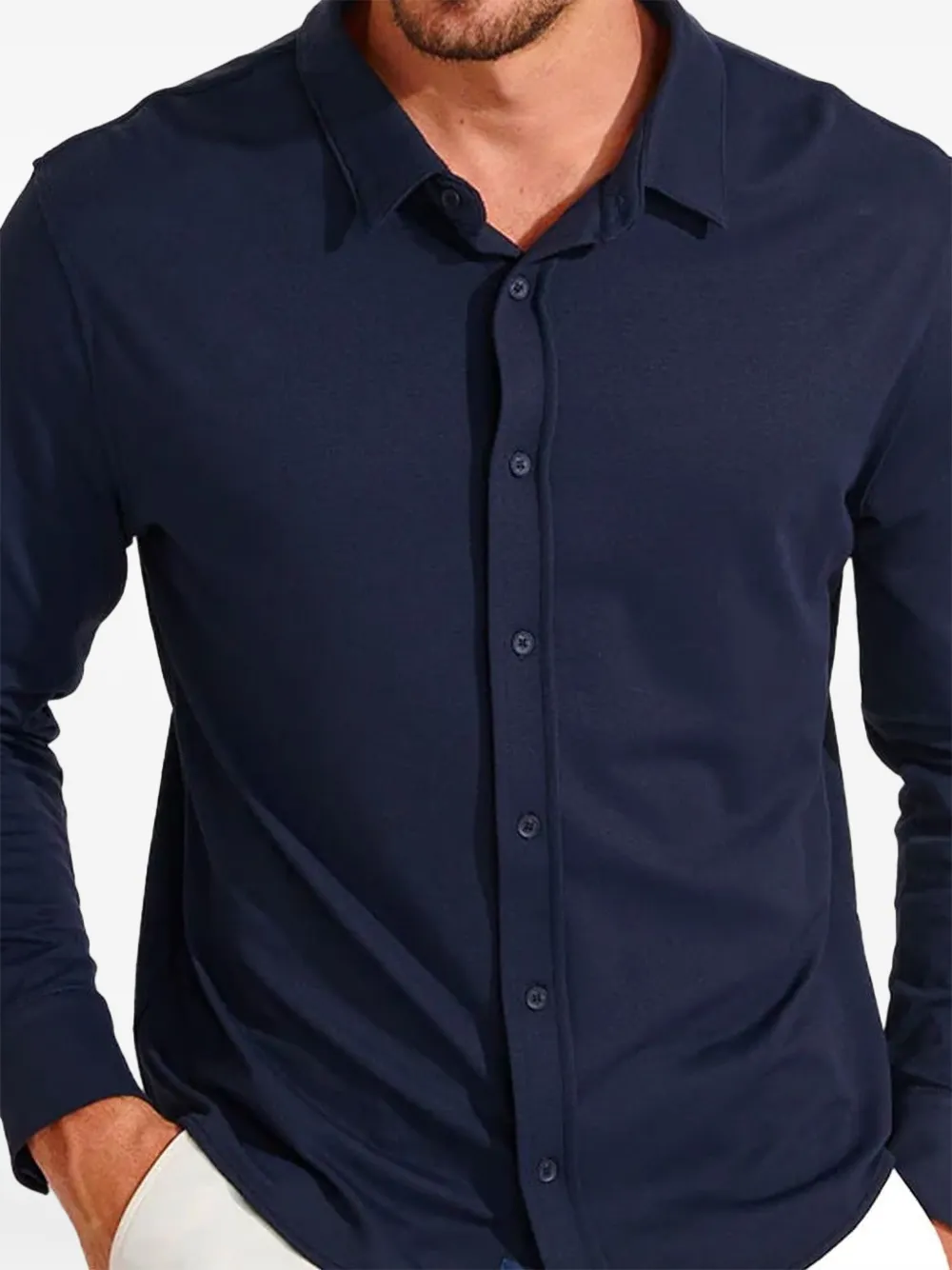 CALA 1789 long-sleeve buttoned shirt - Blauw