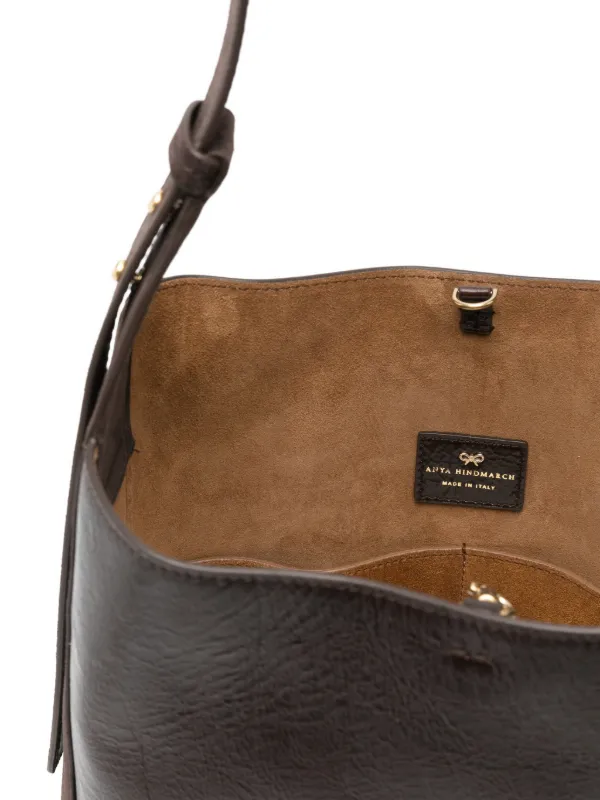 Anya Hindmarch Ringo リボン ショルダーバッグ | ブラウン | FARFETCH JP
