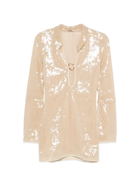 Oséree vestido corto con lentejuelas