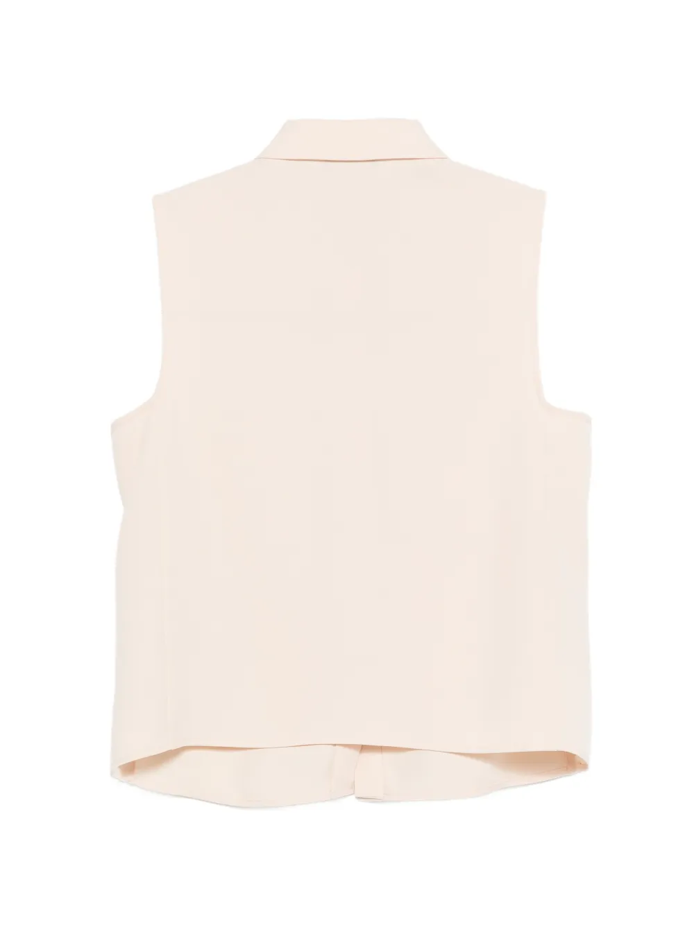 Emporio Armani Mouwloos blouse Beige