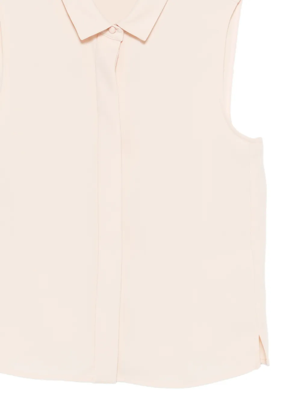 Emporio Armani Mouwloos blouse Beige