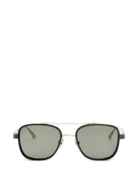 Linda Farrow lentes de sol con armazón browline