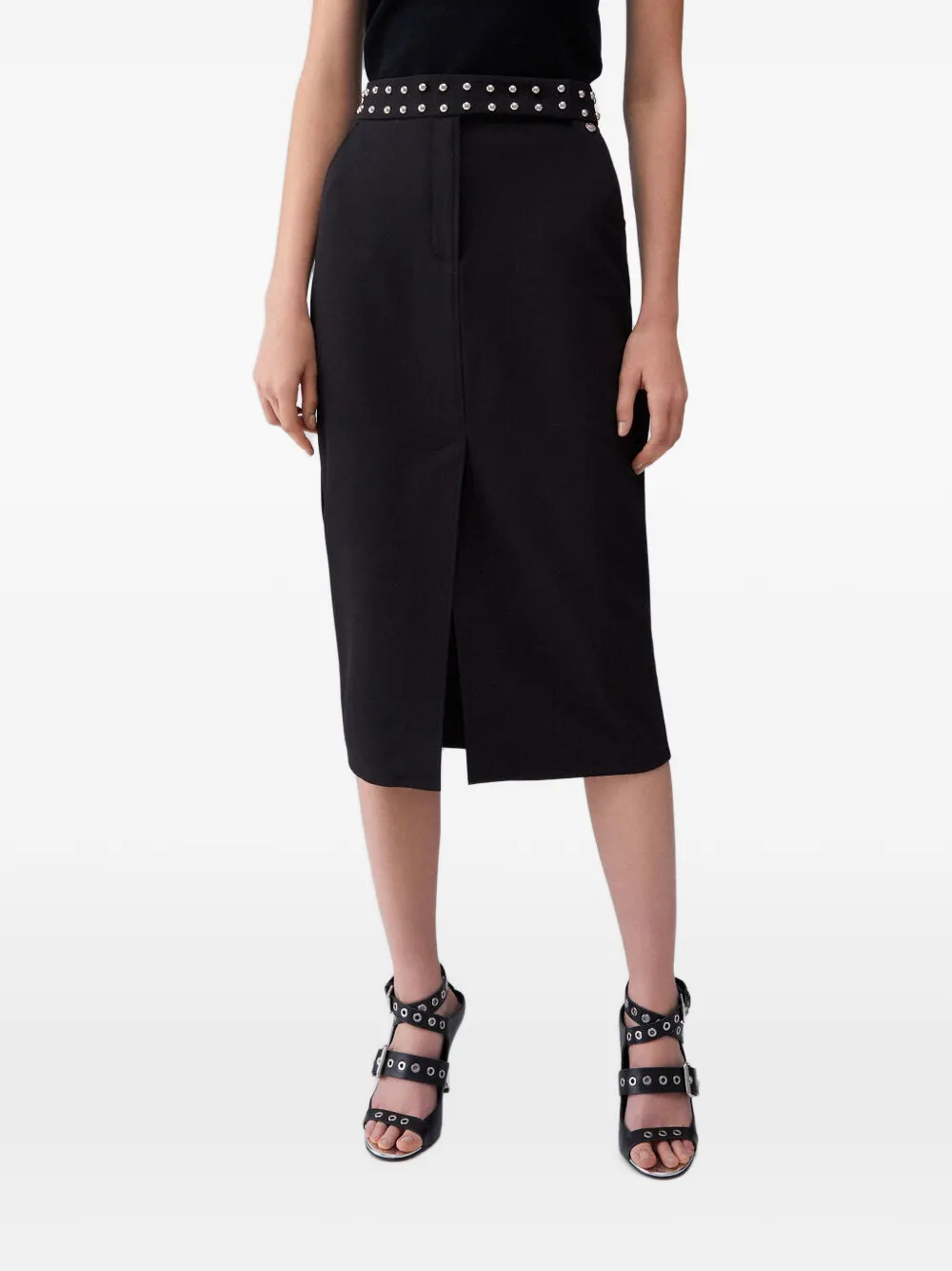 LIU JO Mini-rok met studs Zwart
