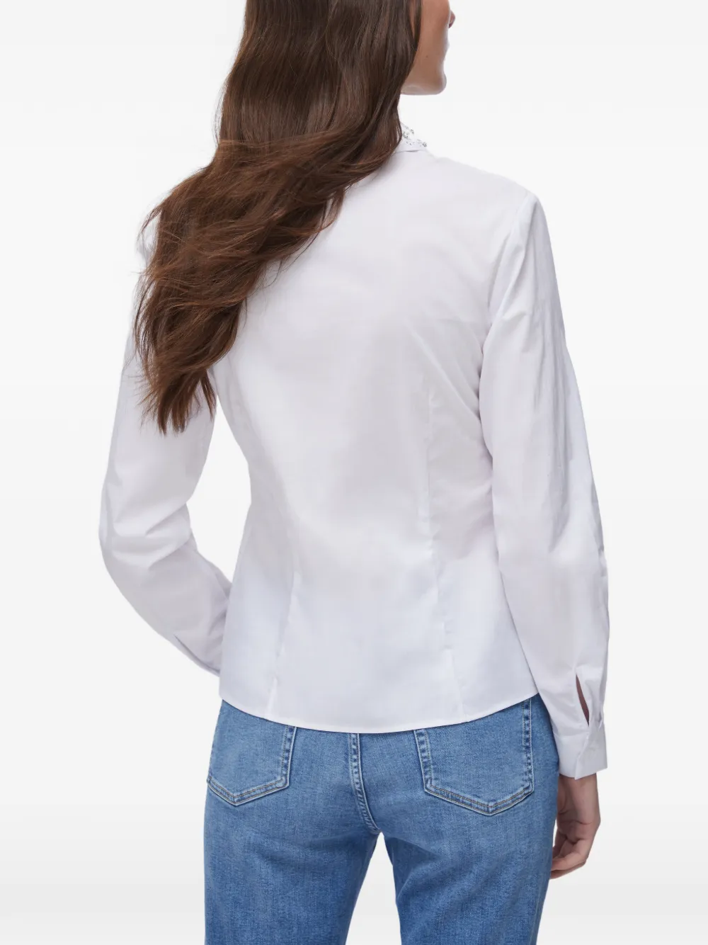 LIU JO Blouse met borduurwerk Wit