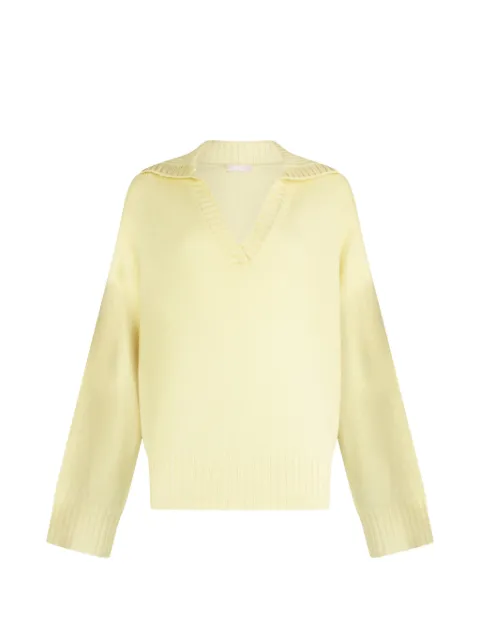 LIU JO — V-neck logo sweater