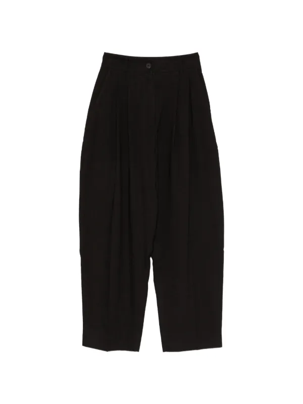 Studio Nicholson Acuna Pleated Trousers in Black