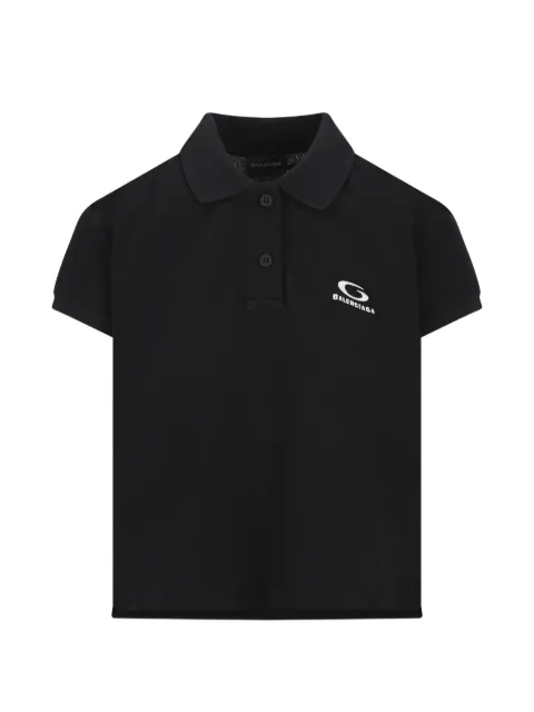 Balenciaga logo-embroidery polo shirt