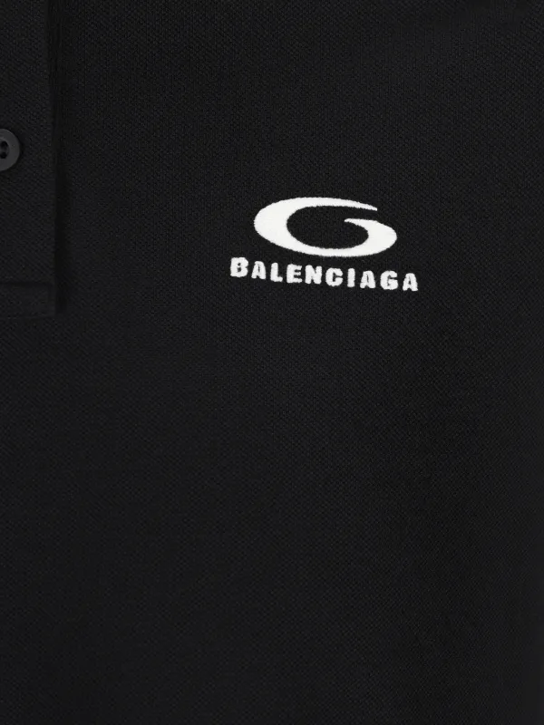 Balenciaga ロゴ ポロシャツ | ブラック | FARFETCH JP