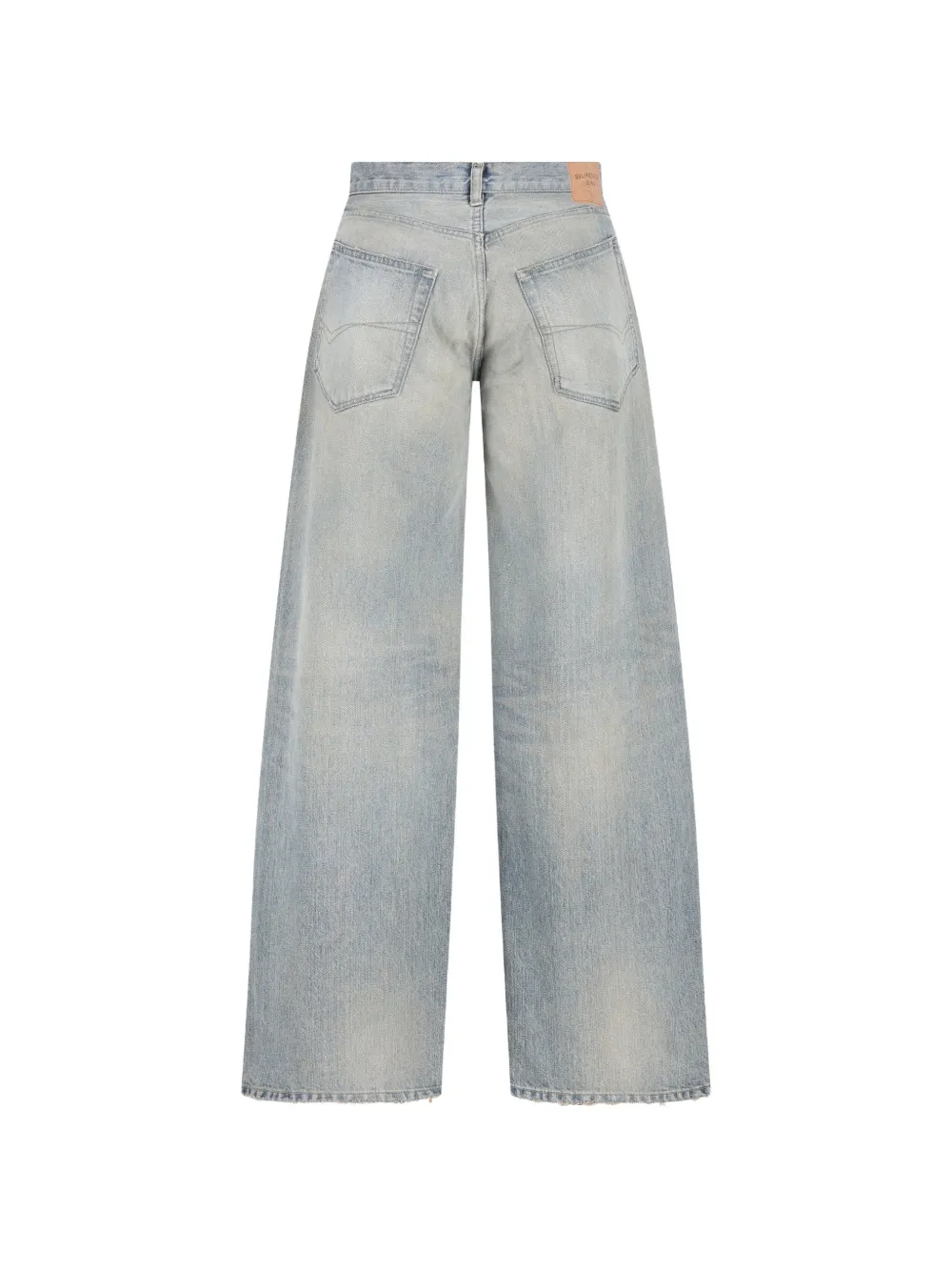 Balenciaga button-fastening jeans - Blauw
