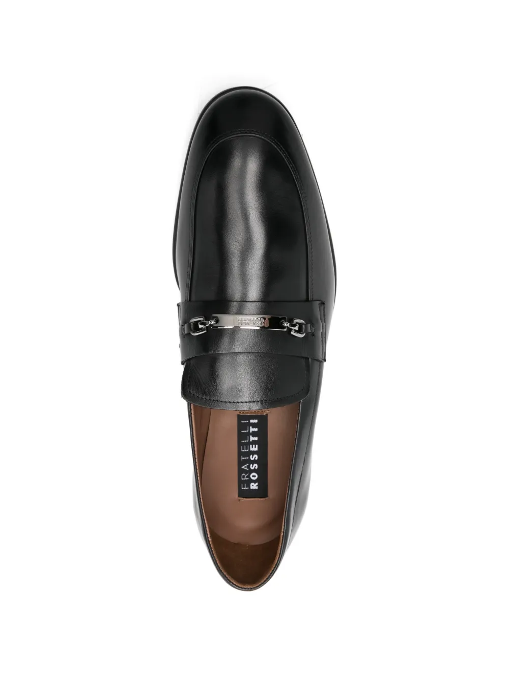 Fratelli Rossetti appliqué-detail loafers Zwart