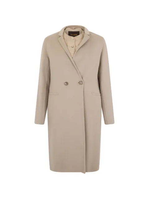 Moorer collared double-breasted coat
