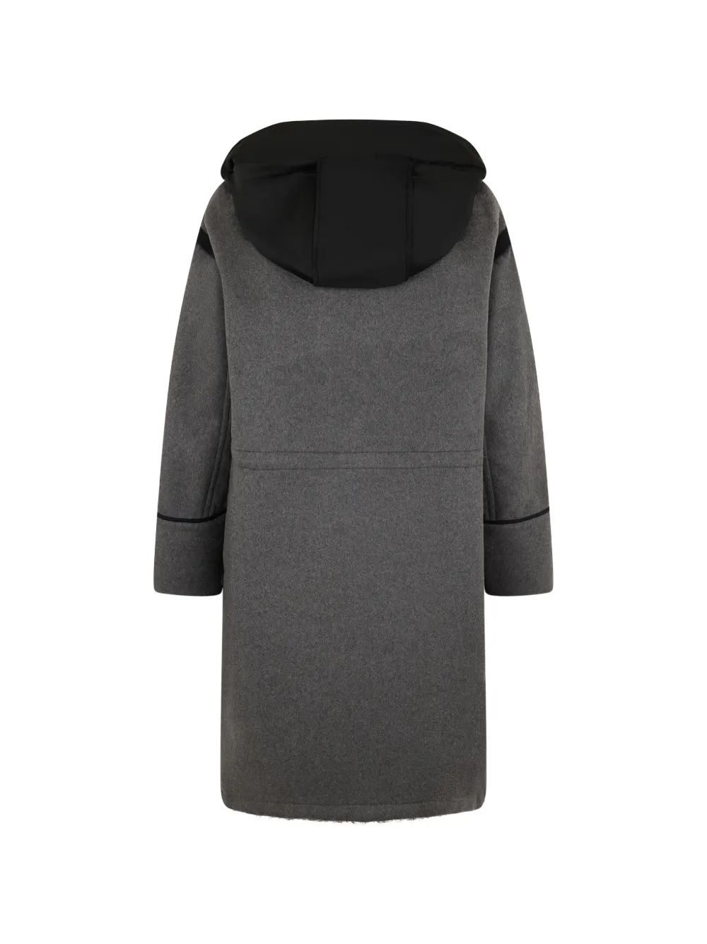 Moorer hooded cashmere coat - Grijs