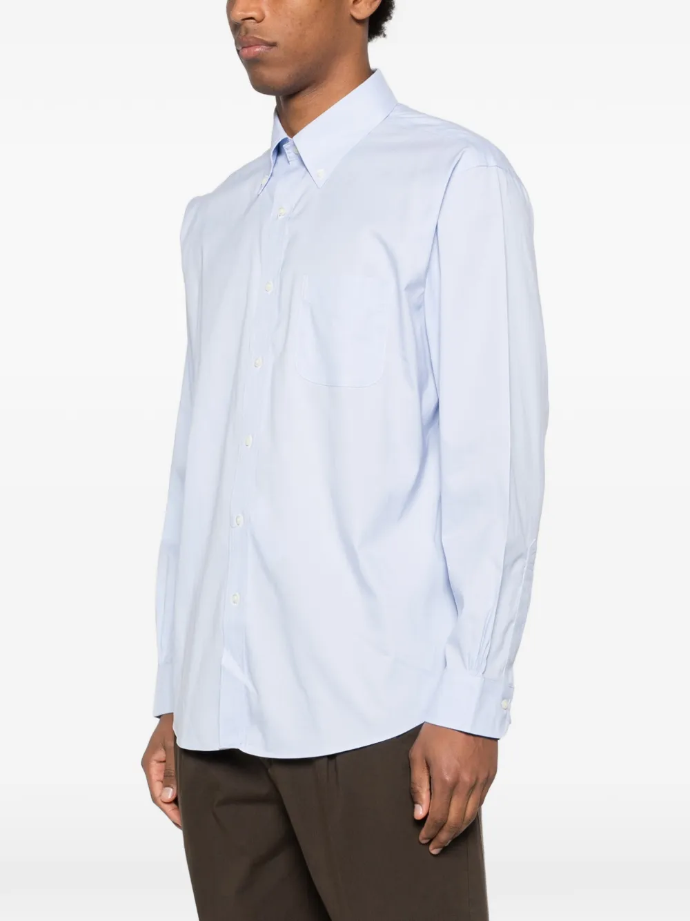 Brooks Brothers Overhemd met knopen Blauw