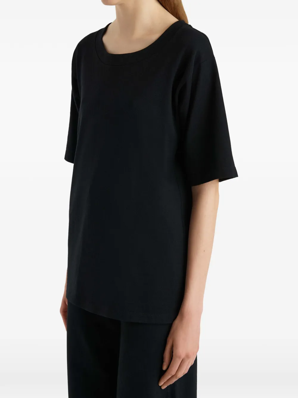 KHAITE T-shirt Zwart