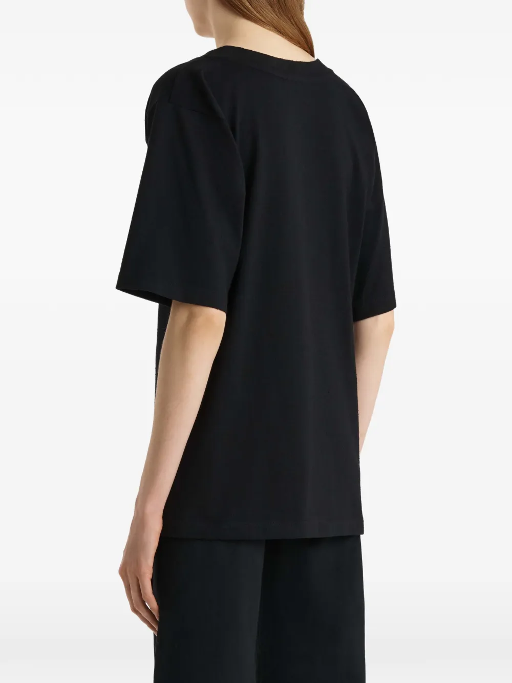 KHAITE T-shirt Zwart