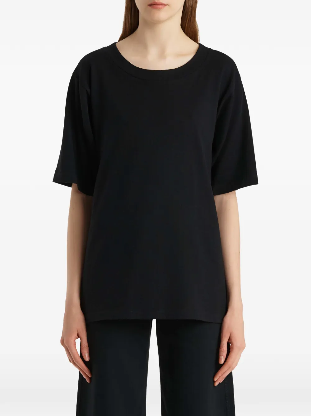 KHAITE T-shirt Zwart