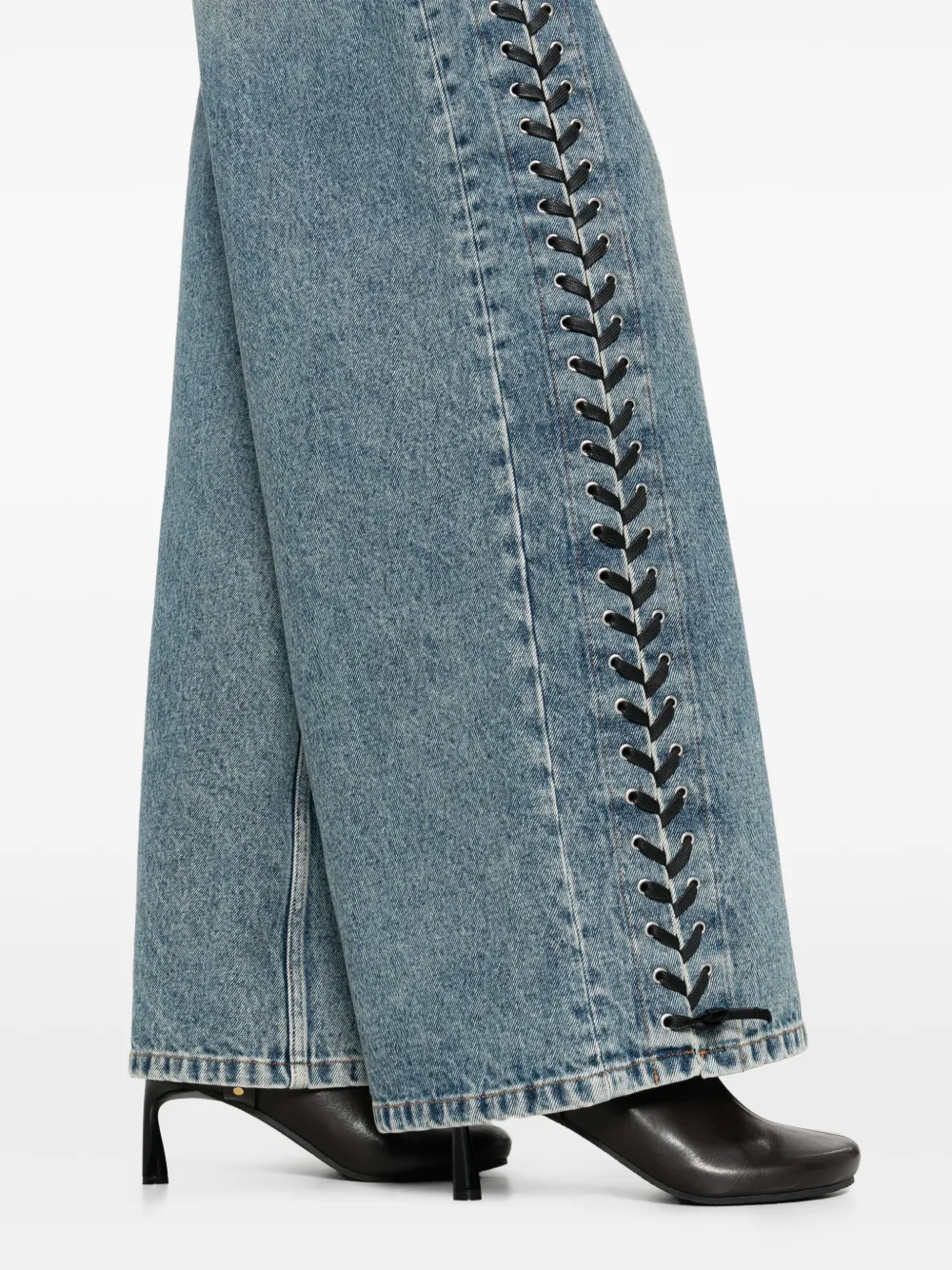 Stella McCartney five-pocket belt-loop Jeans | Blue | FARFETCH