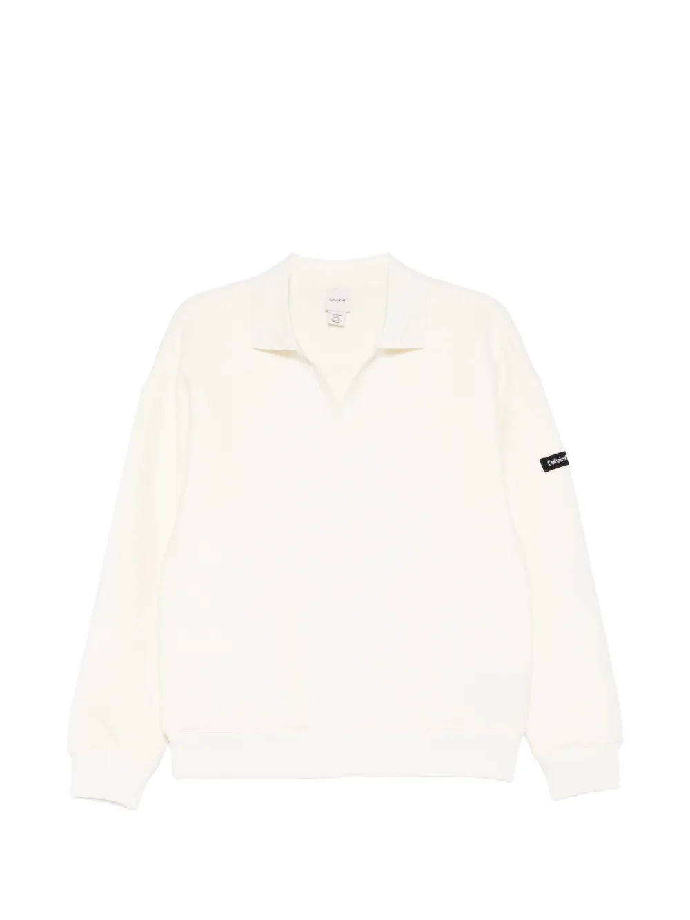 Calvin Klein collar long-sleeve top - Toni neutri