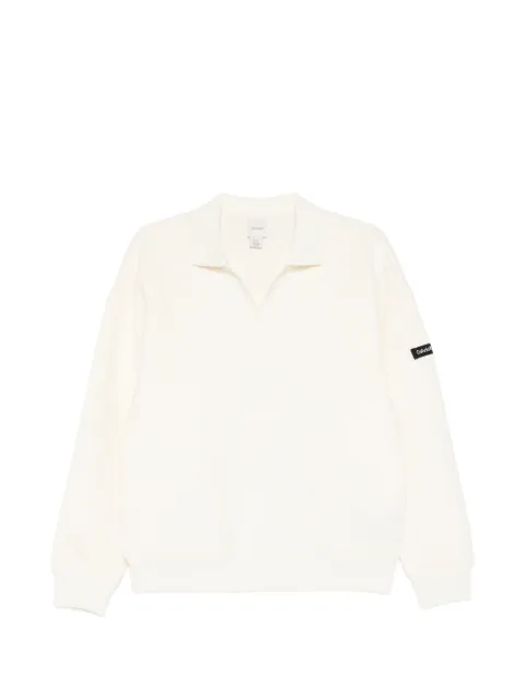 Calvin Klein top Collar manga larga