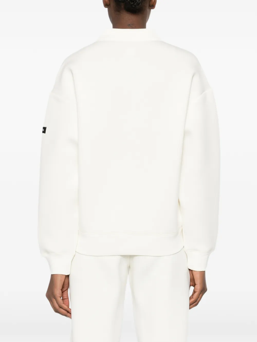 Calvin Klein Top met kraag en lange mouwen Beige