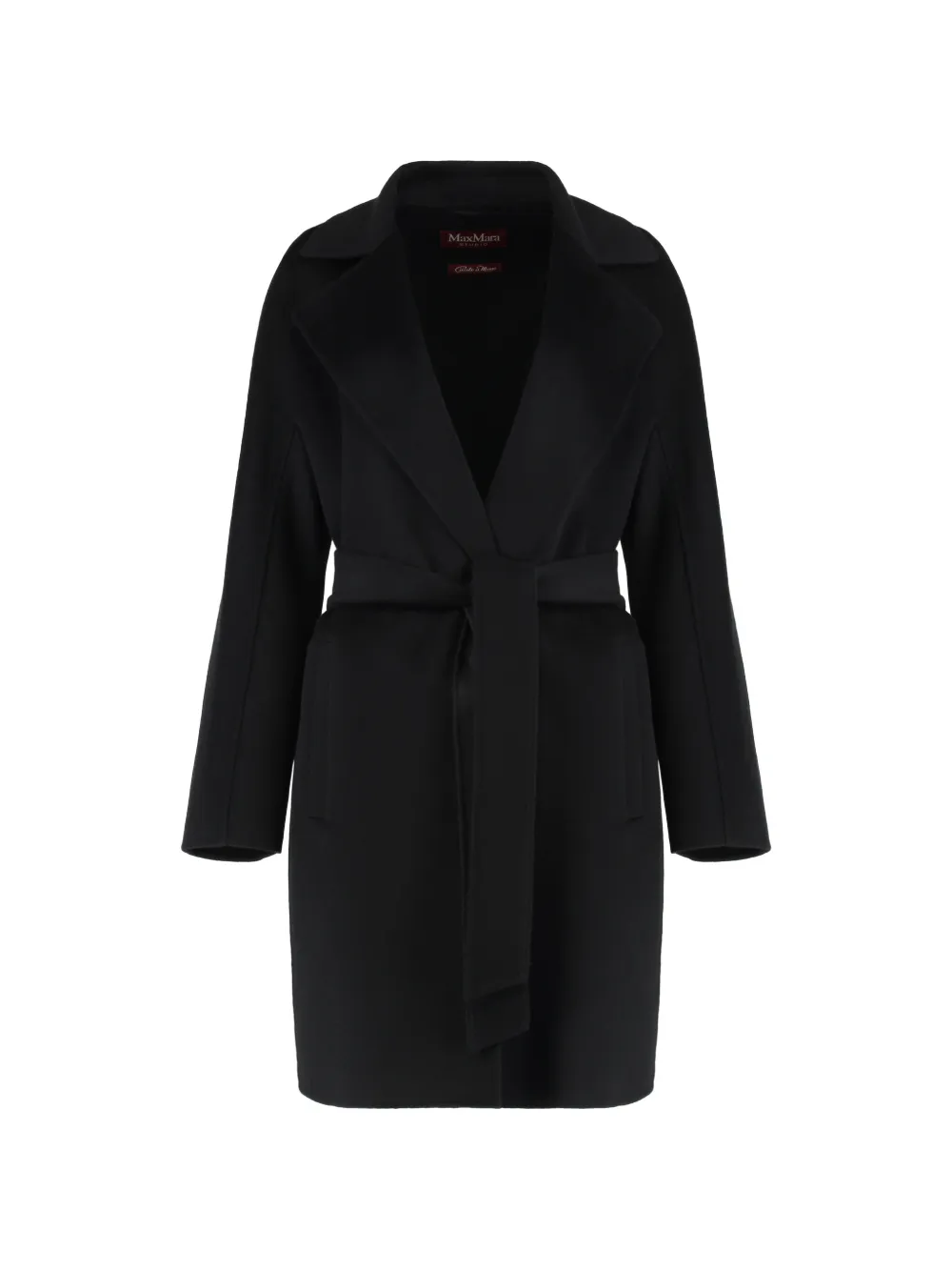 Max Mara Cappotto con revers classici - Nero