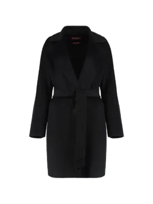 Sportmax ベルテッド コート | ブラック | FARFETCH JP