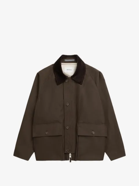 Norse Projects veste à col en velours côtelé