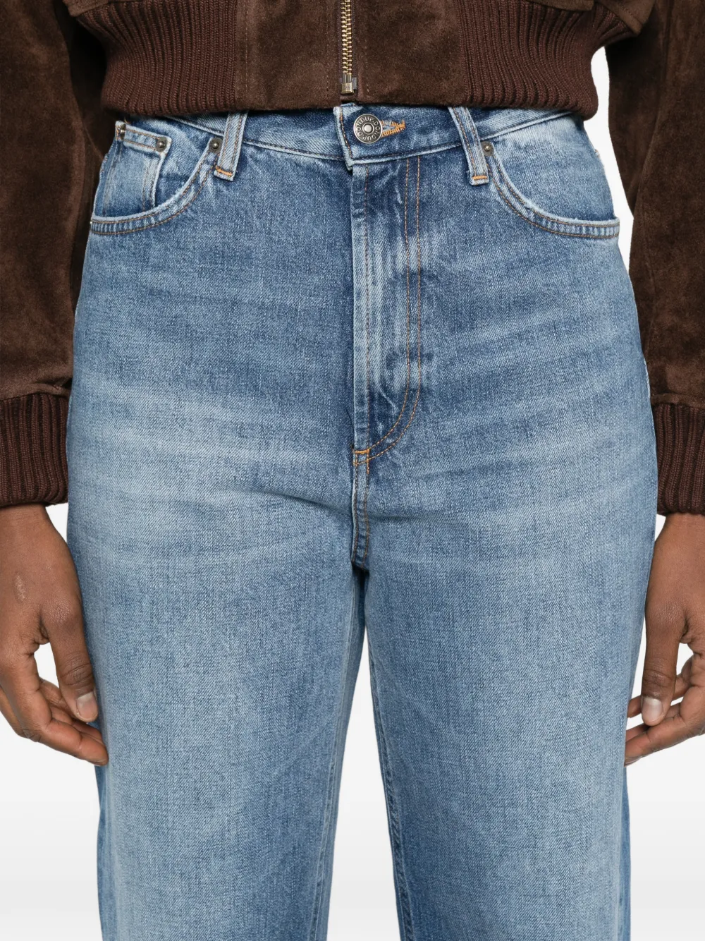 DONDUP Vervaagde jeans Blauw