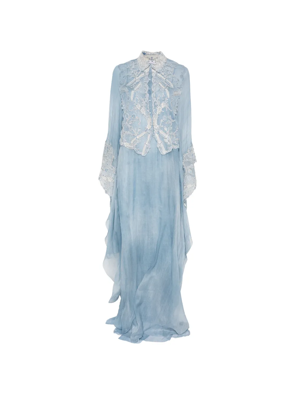 Ermanno Scervino embroidered maxi dress - Blu