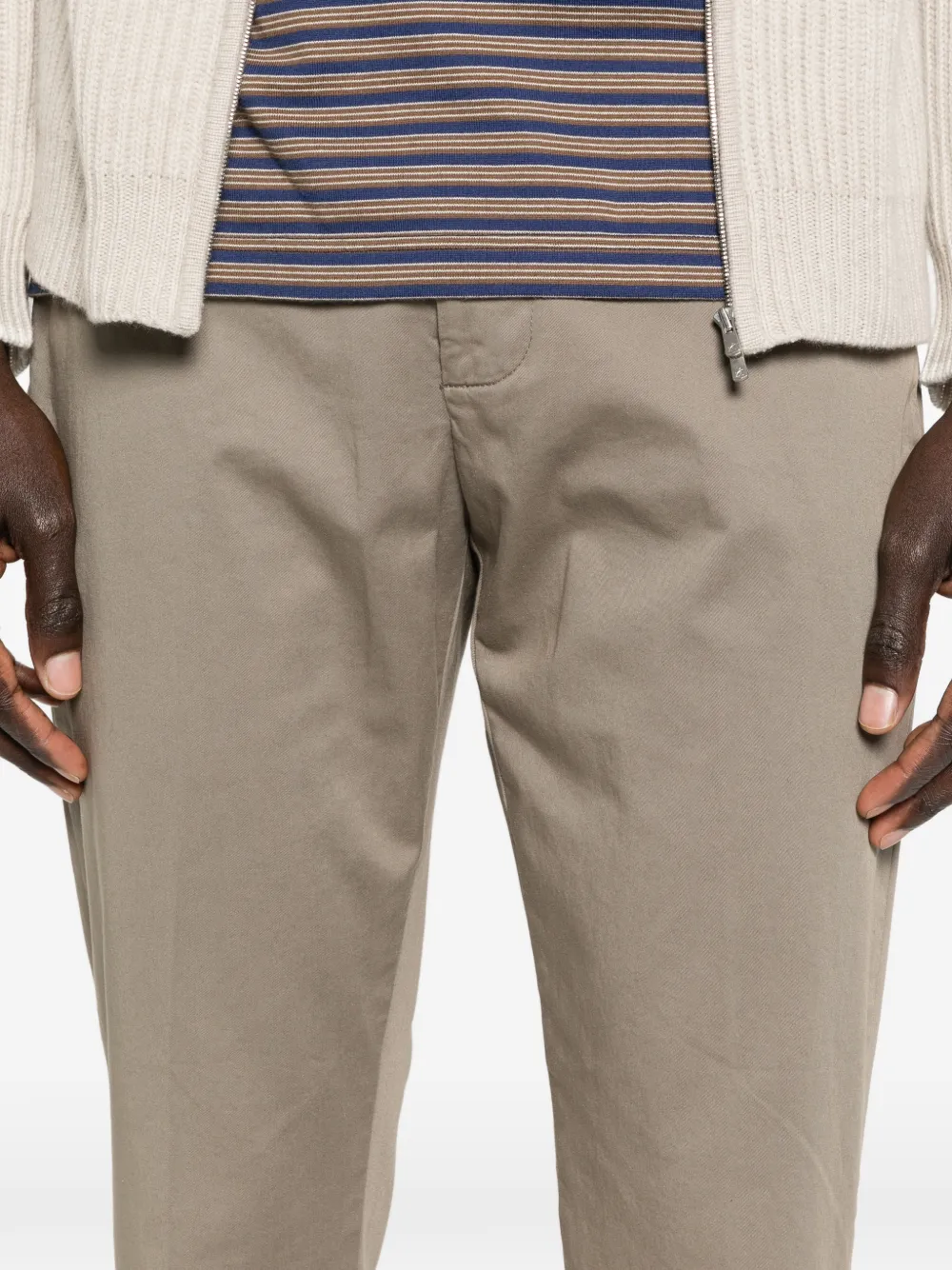 DONDUP Joe skinny broek Beige