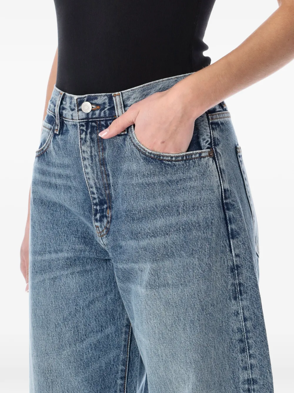 FRAME Bubble denim jeans Blauw