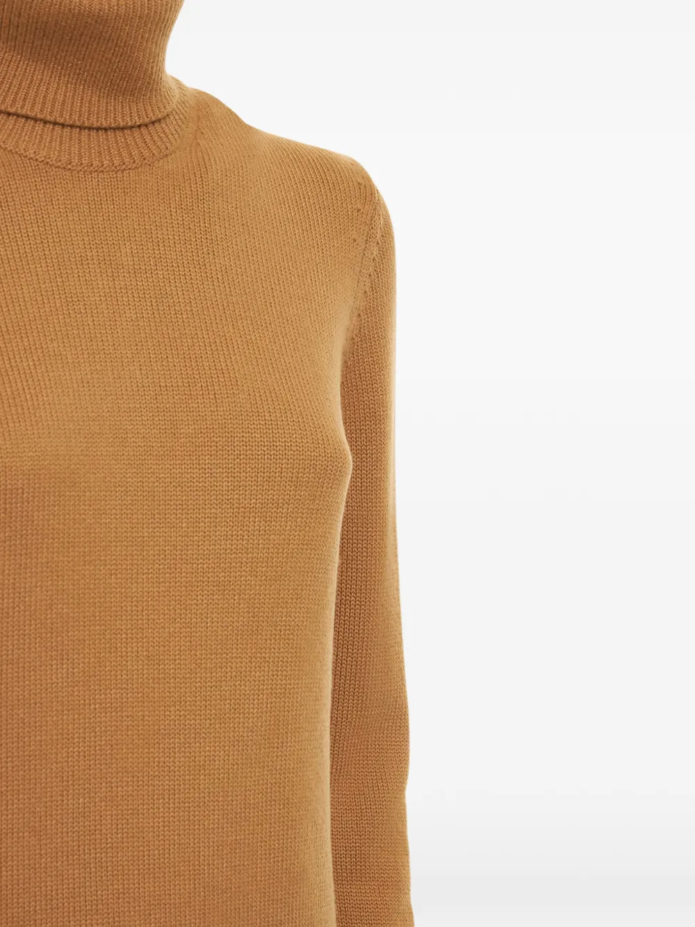 Michael Kors Midi-jurk met hoge hals Bruin