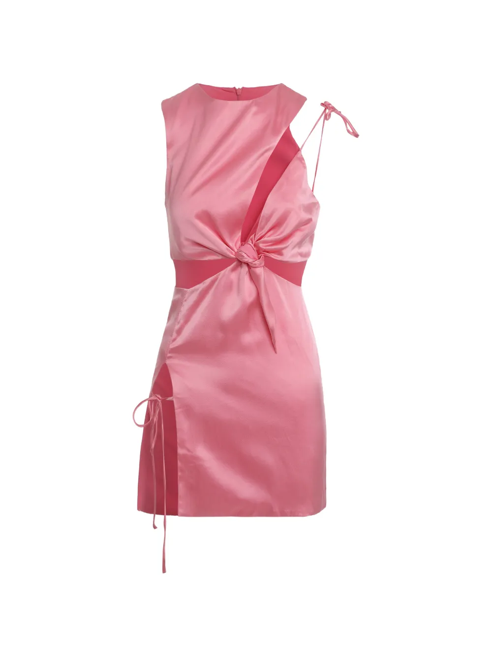 Mother of All knotted-detail mini dress - Rosa