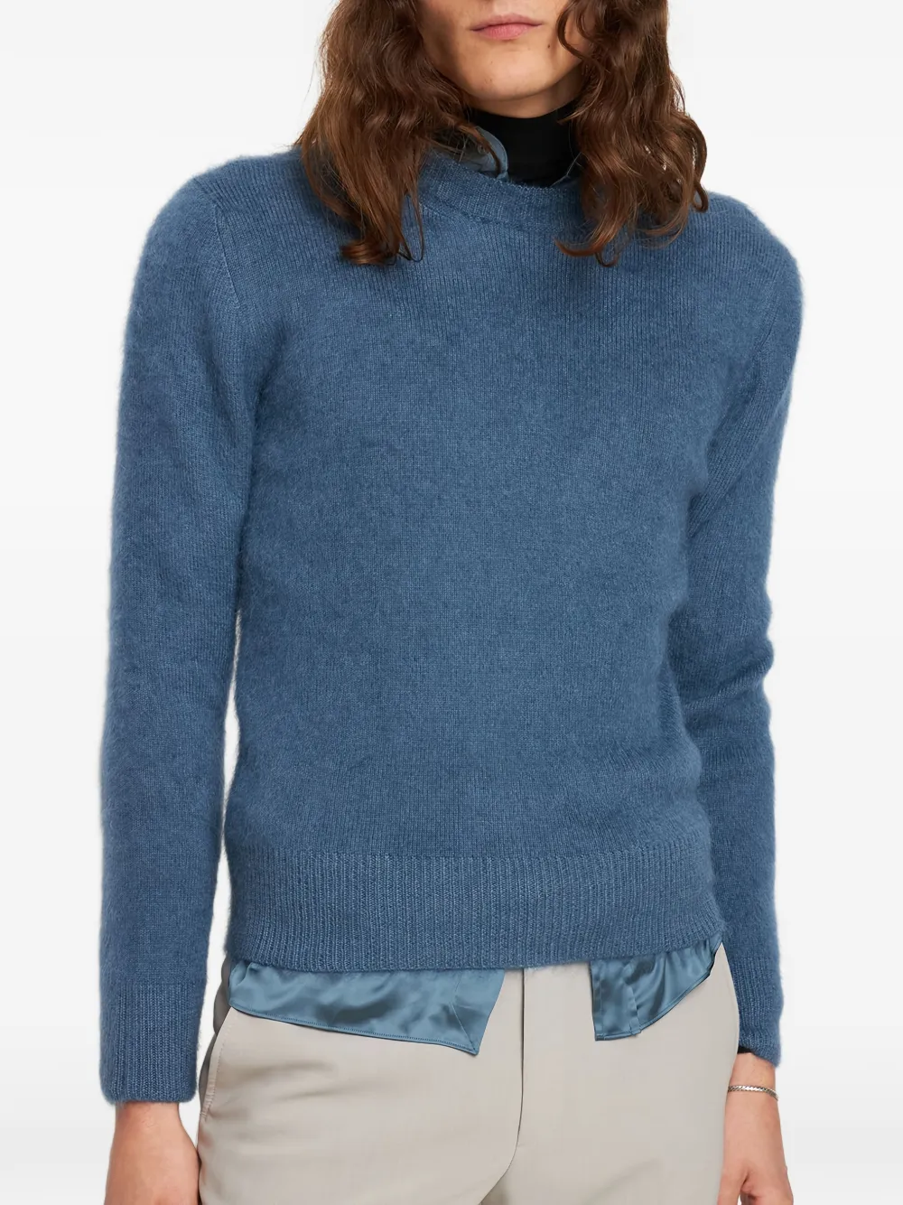 TOM FORD Sweater met ronde hals Blauw