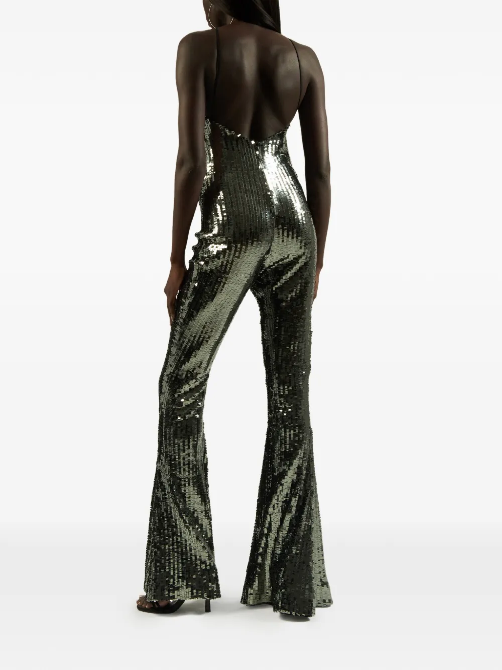 Taller Marmo Jumpsuit verfraaid met pailletten Grijs