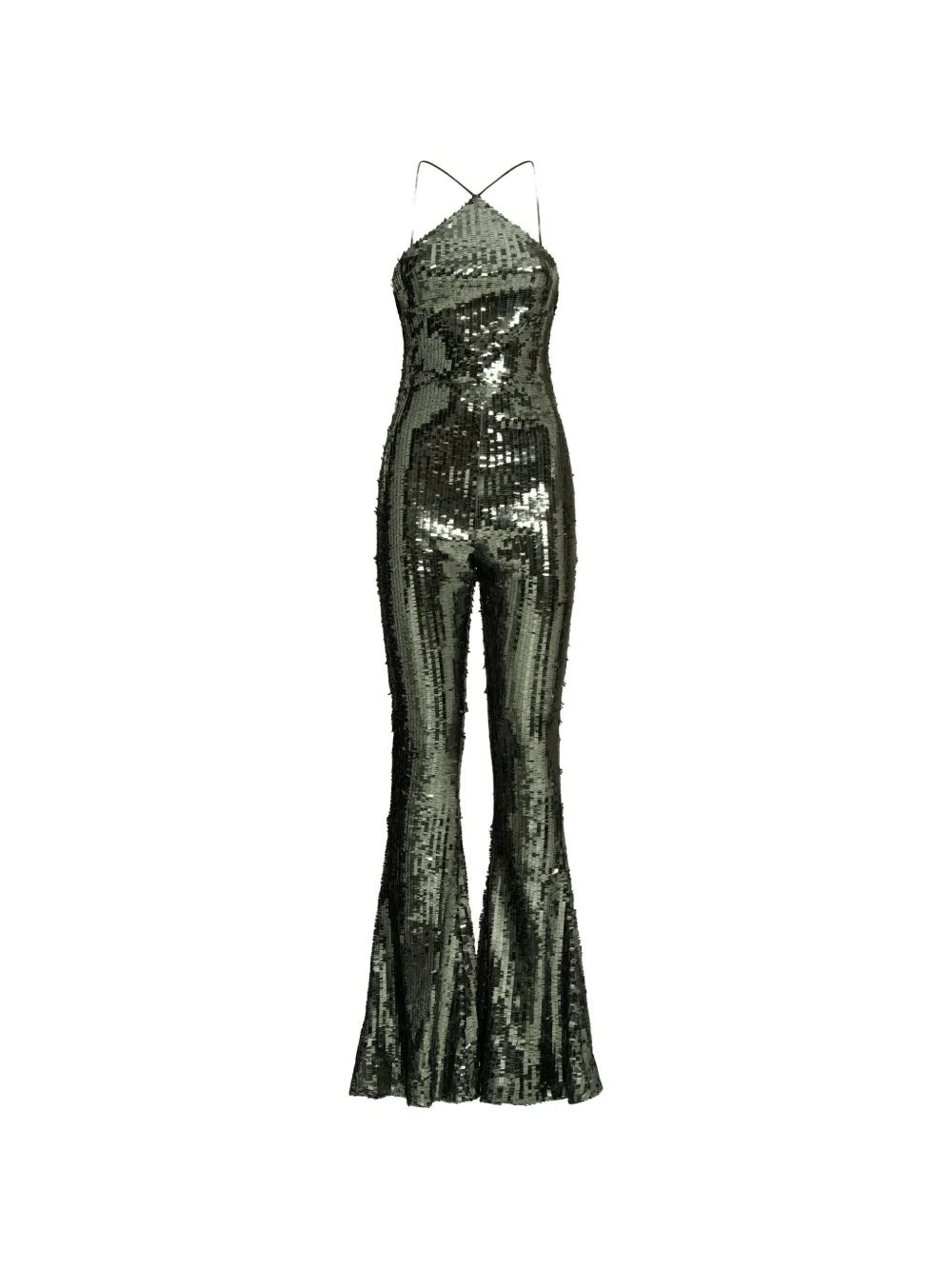 Taller Marmo sequin-embellishment jumpsuit - Grigio